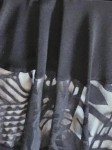 Vorschaubild 7 von Damen Etuikleid Gr. 40 L Schwarz Elegant Florales Muster