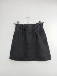 Vorschaubild 2 von Damen Jeansrock Schwarz Gr. 38/M Casual Paperbag-Bund