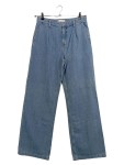 Vorschaubild 1 von Damen Wide Fit Jeans Hose High Waist Bundfalten Gr. 38 Blau