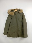Vorschaubild 2 von Damen Outdoorjacke Winterjacke Kapuze Fellimitat Gr. 40 Oliv