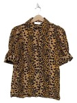 Vorschaubild 1 von Damen Bluse Leopardenmuster Animal-Print Gr. 34;XS
