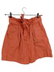 Vorschaubild 1 von Damen Shorts Gr. 38 Orange Paper-Bag Bindegürtel Sommer