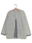 Vorschaubild 1 von Fleecejacke Kinder Mädchen Gr. 128 Grau Casual Herbst/Winter