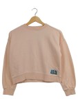 Vorschaubild 1 von Sweatshirt Kinder Rosa Gr. 158 Baumwolle Polyester Uni Casual Langarm