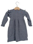 Vorschaubild 1 von Mädchen Freizeitkleid Langarm Kinder Gr. 86 Grau Casual
