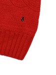 Vorschaubild 4 von Damen Pullunder Strick Rot Gr. 42/XL Casual Zopfmuster