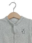Vorschaubild 2 von Baby Schlafanzug Strampler Gr. 68 Grau Panda Tiermotiv