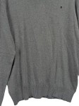 Vorschaubild 5 von Herren V-Ausschnitt Pullover Grau Gr. 52;XL Baumwolle