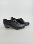 Vorschaubild 2 von Damen Schnürschuhe Leder Gr. 39 Schwarz Klassisch Business Alltag