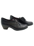 Vorschaubild 1 von Damen Schnürschuhe Leder Gr. 39 Schwarz Klassisch Business Alltag