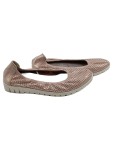 Vorschaubild 1 von Ballerinas Damen Gr. 36 Rosa Lederimitat Slip-On Komfortabel Freizeit
