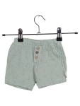 Vorschaubild 1 von Musselin Shorts Baby Gr. 68 Grün Palmen Baumwolle