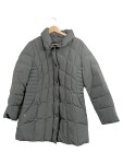 Vorschaubild 1 von Steppjacke Damen Grau Gr. 40/L Polyester Uni Casual Langarm Freizeit