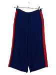 Vorschaubild 1 von Stoffhose Damen Gr. S Blau Rot Seitenstreifen Culotte