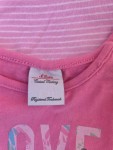 Vorschaubild 4 von Mädchen T-Shirt Gr. 68 Rosa mit LOVE & Schmetterlingen