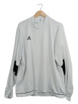 Vorschaubild 1 von Herren Sport Shirt Langarm Polyester Weiß Gr. 54 XXL