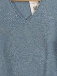 Vorschaubild 2 von Herren Pullover V-Ausschnitt Gr. M Blau Wolle Casual