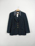 Vorschaubild 2 von Damen Blazer kariert Grün Blau Rot Gr. 42 Klassisch