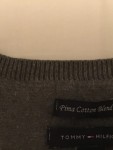 Vorschaubild 4 von Damen Pullover V-Ausschnitt Grau Gr. 34/XS Casual Baumwolle