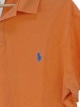 Vorschaubild 2 von Herren Poloshirt Orange Gr. 50/L Baumwolle Casual