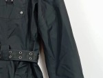 Vorschaubild 3 von Damen Outdoorjacke Gr. 40/L Oliv Polyester Gürtel Kapuze