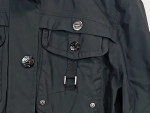 Vorschaubild 4 von Damen Outdoorjacke Gr. 40/L Oliv Polyester Gürtel Kapuze