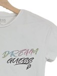 Vorschaubild 3 von T-Shirt Kinder Gr. 140 Weiß Streetwear Grafisch Strasssteine