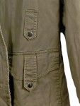 Vorschaubild 3 von Damen Outdoorjacke Gr. 38/M Oliv Baumwolle Praktisch