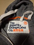 Vorschaubild 7 von Herren Kapuzenpullover Grau Melange Gr. S Baumwolle Polyester