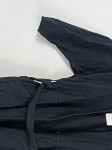 Vorschaubild 3 von Damen Kimono-Jacke Gr. 36 Schwarz Leinen Baumwolle