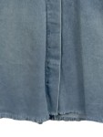 Vorschaubild 6 von Jeanskleid Damen Blau Gr. 38/M Baumwolle Uni Casual Alltag Knopfleiste