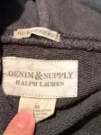 Vorschaubild 7 von Damen Kapuzenpullover Hoodie Grau Sterne Streifen Gr. 34;XS