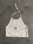 Vorschaubild 4 von Damen Crop Top Shirt Logo Weiß Gr. 34/XS Sportlich