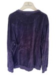 Vorschaubild 2 von Herren Pullover Gr. 42 Blau Samt Casual Langarm