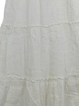Vorschaubild 5 von Damen Sommerkleid Gr. 40/L Weiß Casual Baumwolle Rüschen