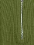 Vorschaubild 4 von Herren Pullover Langarm Reißverschluss Grün Gr. 42