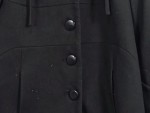 Vorschaubild 4 von Damen Wintermantel mit Kapuze Gr. 38;M Schwarz Wolle Polyester Viskose