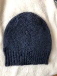 Vorschaubild 1 von Strickmütze Damen Blau Alpaka Wolle Beanie Mütze Winter