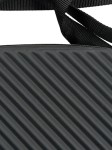 Vorschaubild 5 von Gürteltasche Schwarz Herren Rillenmuster Bauchtasche Crossbody Bag