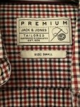 Vorschaubild 9 von Freizeithemd Herren Rot Gr. 36/XXS Baumwolle Kariert Casual Langarm