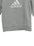 Vorschaubild 5 von Kinder Sweatshirt Gr. 98 Grau Sportlich Baumwolle Logo-Print