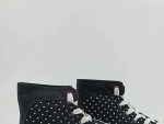 Vorschaubild 5 von Damen High Top Sneaker Polka Dot Schwarz Gr. 38 Retro