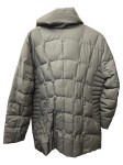 Vorschaubild 2 von Steppjacke Damen Grau Gr. 40/L Polyester Uni Casual Langarm Freizeit