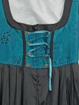 Vorschaubild 3 von Dirndl Trachtenkleid Damen Gr. 40/L Mehrfarbig Traditionell