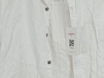 Vorschaubild 2 von Freizeithemd Kinder Gr. 152 Weiß Baumwolle Uni Casual Kurzarm Knopfleiste