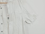 Vorschaubild 3 von Freizeithemd Kinder Gr. 152 Weiß Baumwolle Uni Casual Kurzarm Knopfleiste