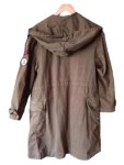 Vorschaubild 2 von Damen Parka Khaki Gr. 34/XS mit Aufnähern Kapuze Casual