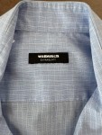 Vorschaubild 5 von Herren Business Hemd Langarm Blau Gr. 41 (50/L) Baumwolle