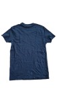 Vorschaubild 2 von Herren T-Shirt V-Ausschnitt Gr. M Blau Baumwolle Slim Fit