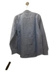 Vorschaubild 7 von Herren Trachtenhemd Stehkragen Blau Gr. 44/XS Baumwolle